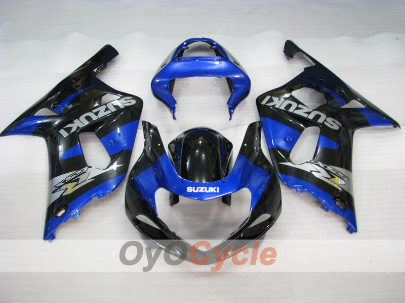 Kit de carénage à injection pour GSX R1000 00-02 - Bleu, noir - Style d'usine #OYO87905198