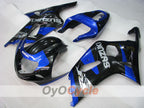 Kit de carénage à injection pour GSX R1000 00-02 - Bleu, noir - Style d'usine #OYO87905198