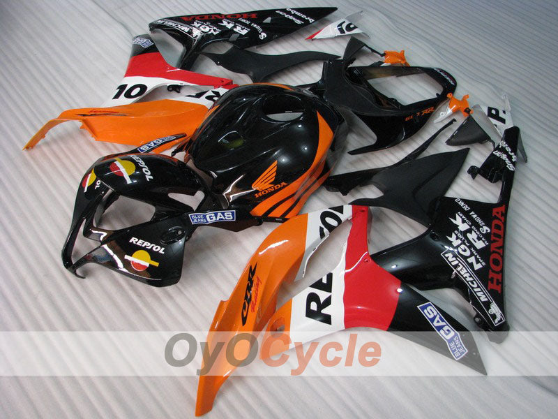 Kit de carénage à injection pour CBR600RR 07-08 - Orange, Noir, Mat - Repsol #OYO87900434 Image principale du produit
