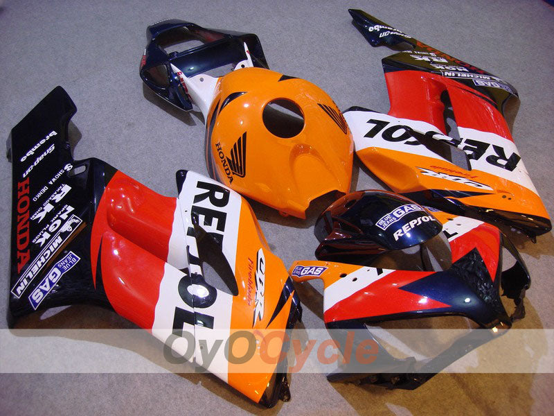 Kit de carénage à injection pour CBR1000RR 04-05 - Rouge, Orange - Repsol #OYO87900535 Image principale du produit