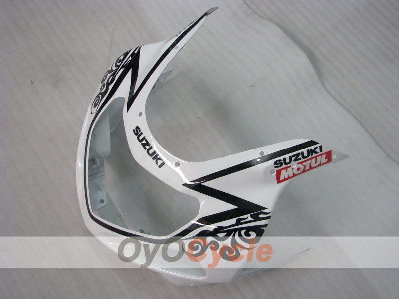 Kit de carénage à injection pour GSX R750 00-03 - Blanc, Noir - Corona #OYO87901023