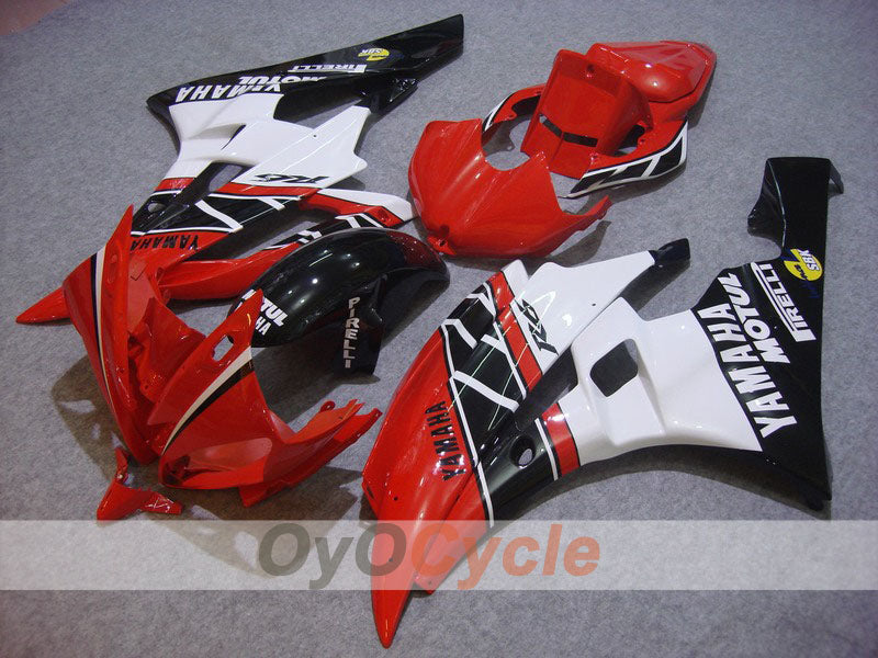 Kit de carénage injecté pour YZF-R6 06-07 - Rouge, noir - MOTUL #OYO87900939