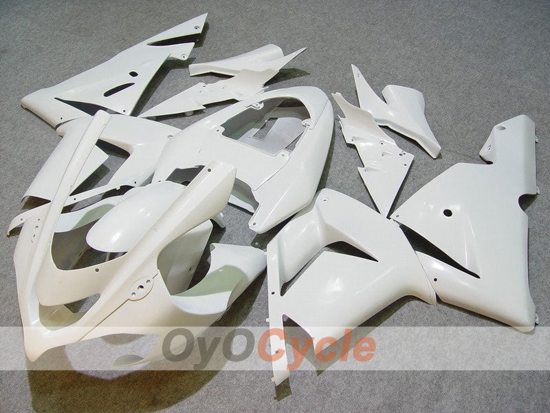 Kit de carénage à injection pour NINJA ZX-10R 04-05 - Blanc, Noir - Style d'origine #OYO87901514