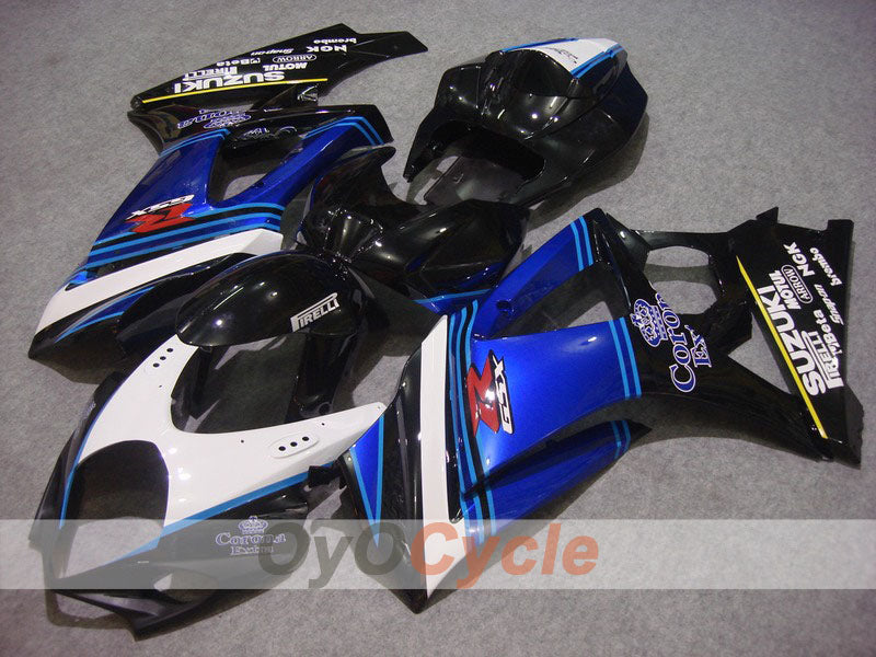 Kit de carénage à injection pour GSX R1000 07-08 - Bleu, Noir - Corona, MOTUL #OYO87902075