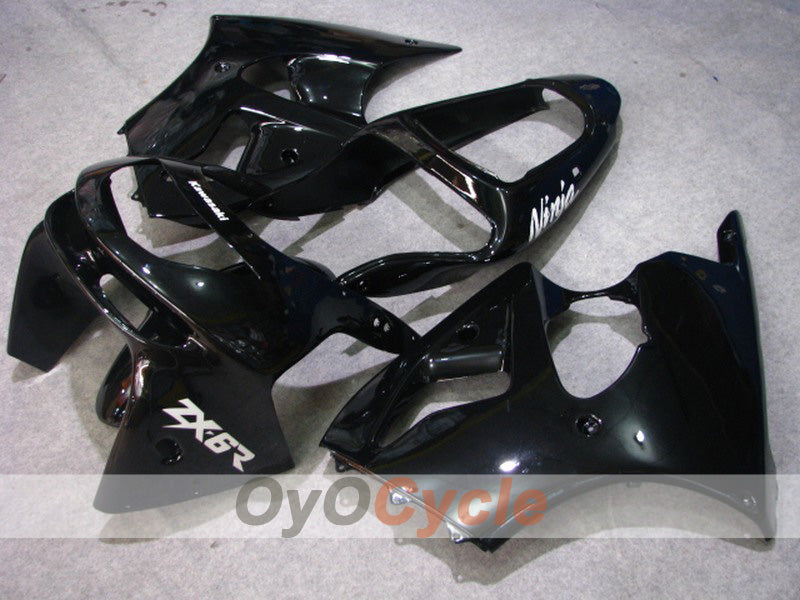 Kit de carénage pour NINJA ZX-6R 98-99 - Noir - Style d’origine #OYO87903005