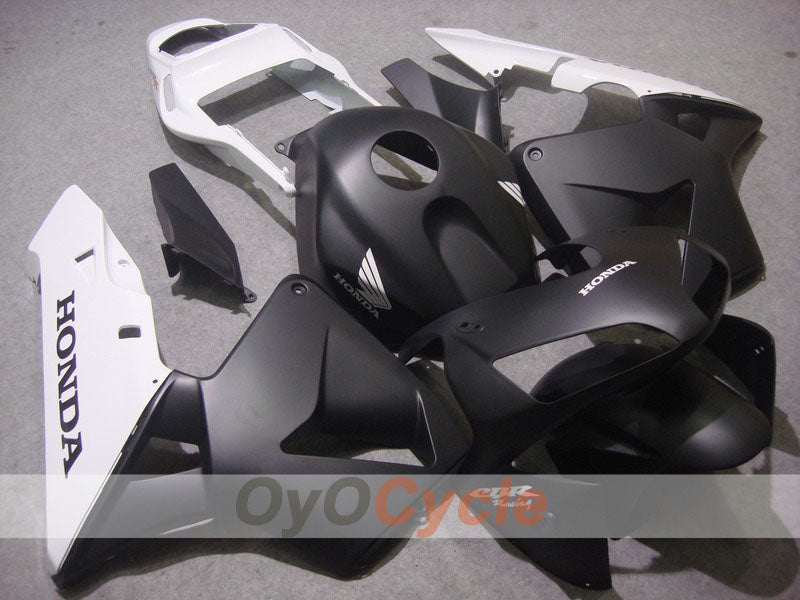 Kit de carénage à injection pour CBR600RR 03-04 - Blanc, Noir, Mat - Style usine #OYO87902570 Image principale du produit