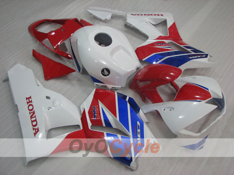 Kit de carénage injecté pour CBR600RR 13-20 - Rouge, blanc - Style d'origine #OYO87903119 Image principale du produit