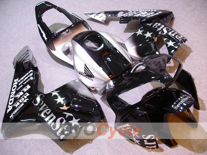 Kit de carénage à injection pour CBR600RR 05-06 - Noir, argent - SevenStars #OYO87900348