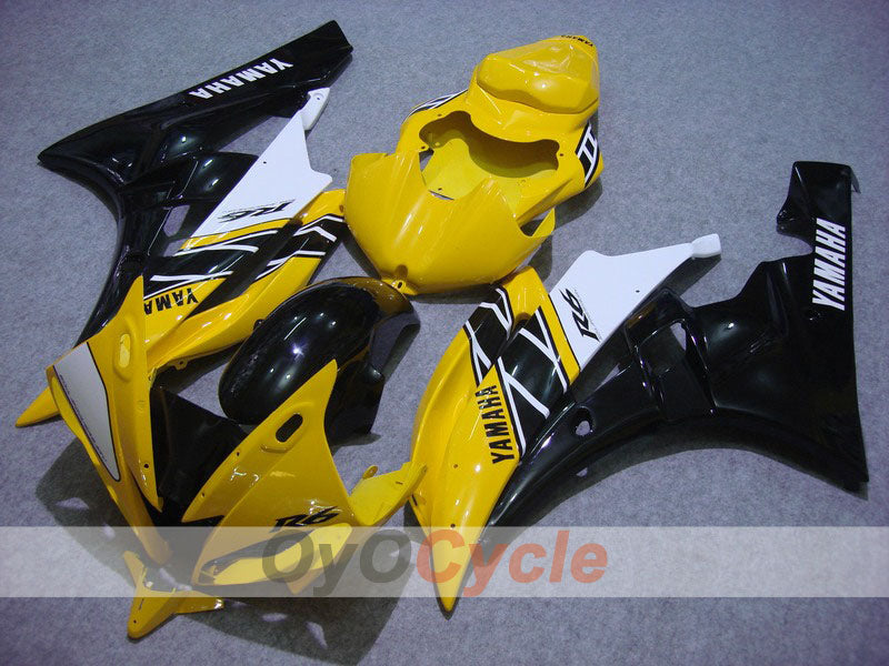 Kit de carénage injecté pour YZF-R6 06-07 - Jaune, noir - MOTUL #OYO87900940