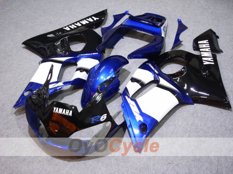 Kit de carénage d'injection pour YZF-R6 98-02 - Bleu, noir - Style d'origine #OYO87901008 Image principale du produit