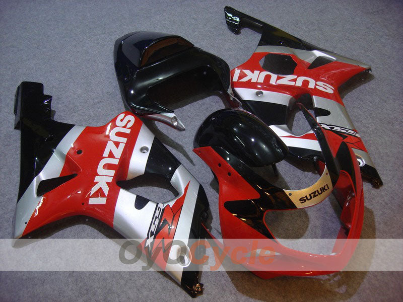 Kit de carénage à injection pour GSX R600 01-03 - Rouge, noir - Style d'origine #OYO87901111 Image principale du produit