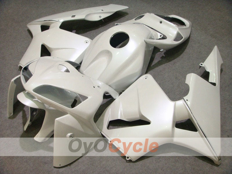 Kit de carénage à injection pour CBR600RR 05-06 - Blanc nacré - Style d'usine #OYO87900233