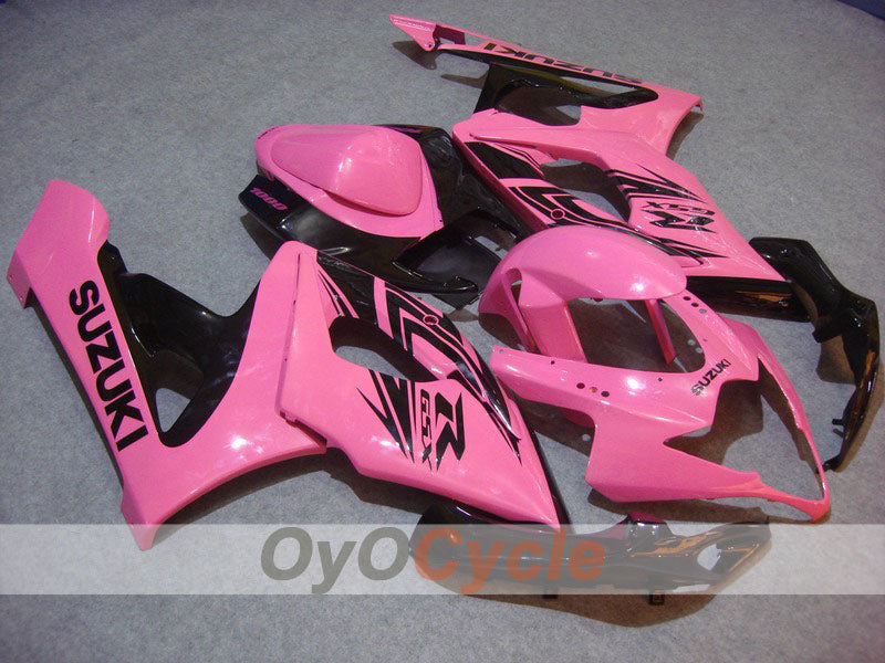 Kit de carénage injecté pour GSX R1000 05-06 - Noir, rose - Style d’usine #OYO87902017 Image principale du produit