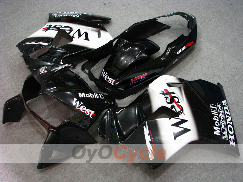 Kit de carénage pour VFR800 98-01 - Blanc, Noir - MICHELIN, West #OYO87902944