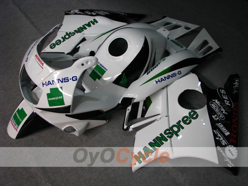 Kit de carénage pour Honda CBR600 F2 91-94 - Blanc, Noir - HANN Spree #OYO87903063
