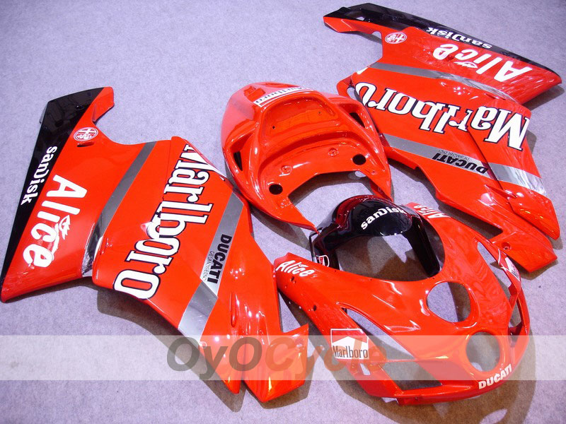 Kit de carénage à injection pour Ducati 999 03-04 - Orange, Noir - Alice #OYO87902348