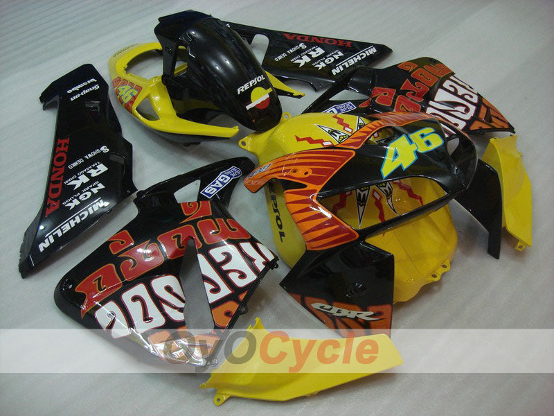 Kit de carénage à injection pour CBR600RR 05-06 - Jaune, noir - MICHELIN, RK, Rossi #OYO87900341