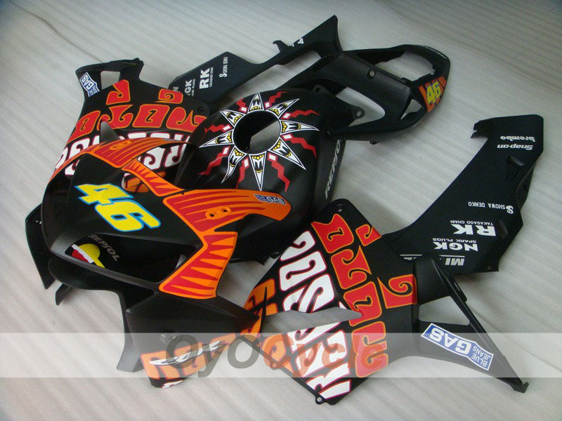 Kit de carénage à injection pour CBR600RR 05-06 - Noir, mat - Rossi #OYO87900343