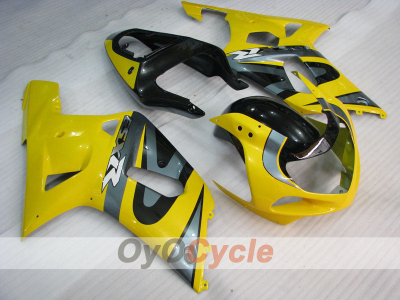 Kit de carénage à injection pour GSX R750 00-03 - Jaune, noir - Style d'usine #OYO87905148 Image secondaire du produit