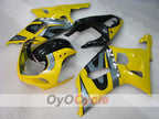 Kit de carénage à injection pour GSX R1000 00-02 - Jaune, noir - Style d'usine #OYO87905194