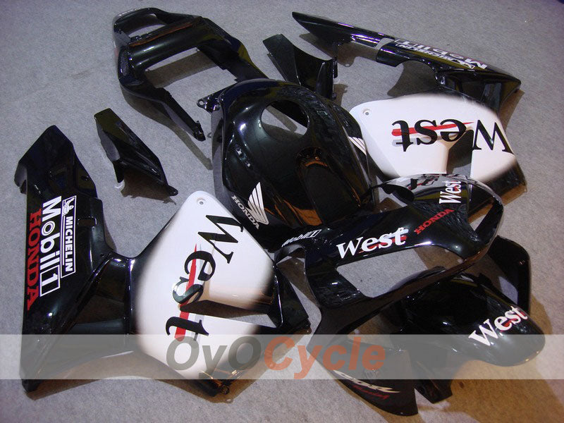 Kit de carénage à injection pour CBR600RR 03-04 - Blanc, Noir - West #OYO87902561 Image principale du produit