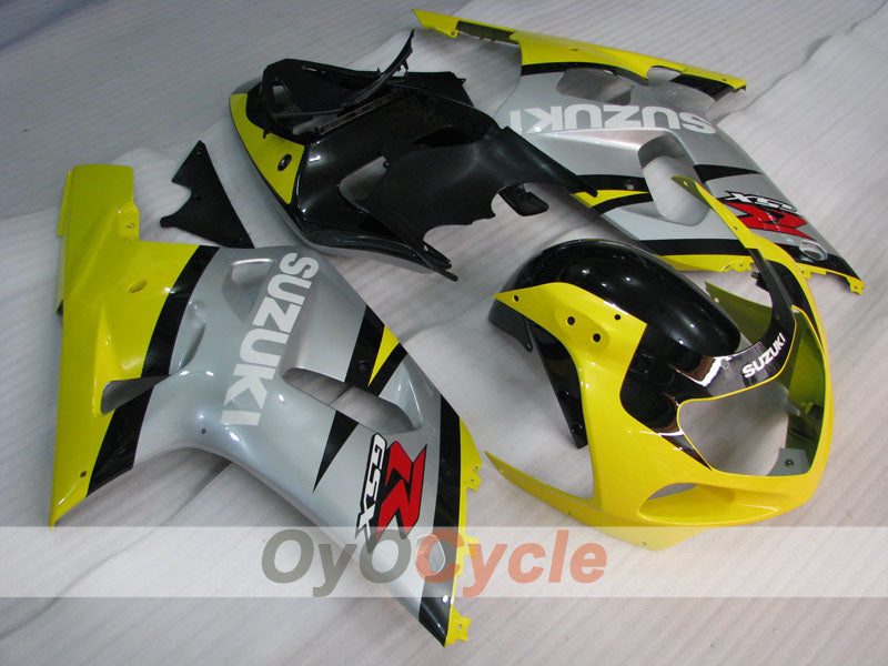 Kit de carénage à injection pour GSX R750 00-03 - Jaune, noir - Style d'origine #OYO87901076 Image principale du produit
