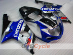 Kit de carénage injecté pour GSX R1000 00-02 - Blanc, noir - Style d'origine #OYO87905129