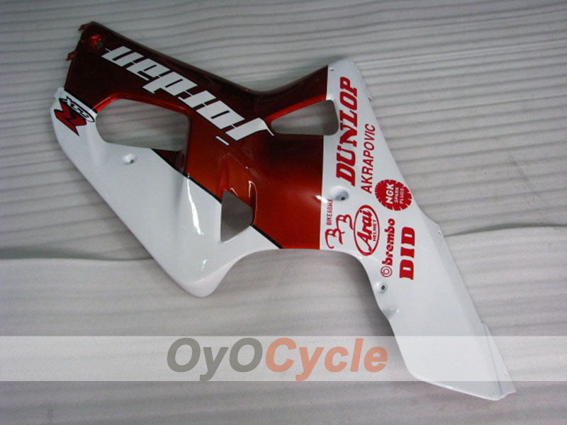 Kit de carénage à injection pour GSX R1000 00-02 - Rouge, blanc - MOTUL #OYO87905191