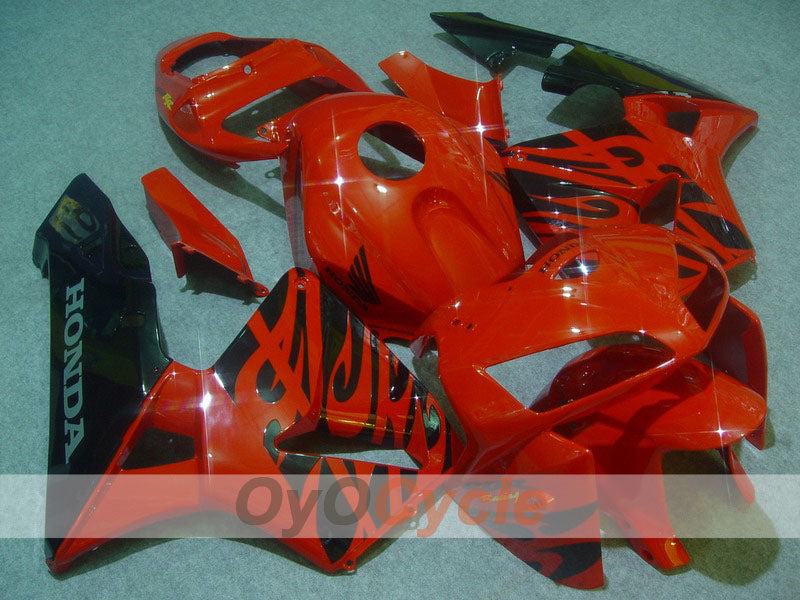 Kit de carénage injecté pour CBR600RR 05-06 - Rouge, noir - Style d’origine #OYO87900294