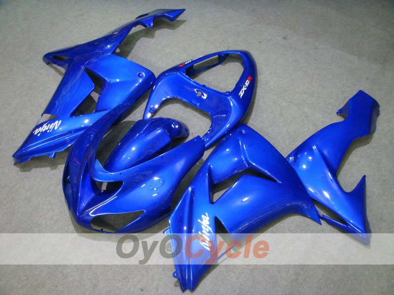 Kit de carénages à injection pour NINJA ZX-10R 06-07 - Bleu - Style usine #OYO87901586