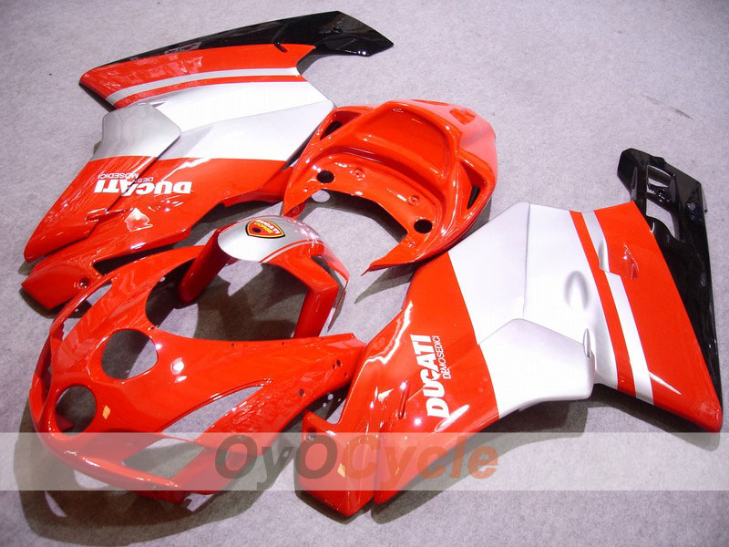 Kit de carénage à injection pour Ducati 999 03-04 - Orange, Argent - Style usine #OYO87902359