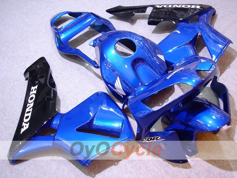 Kit de carénage à injection pour CBR600RR 03-04 - Bleu, Noir - Style usine #OYO87902574 Image principale du produit