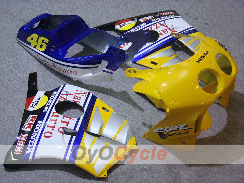 Kit de carénages injection pour CBR250RR 90-94 - Jaune, Bleu - Nastro Azzurro #OYO87902960 Image principale du produit