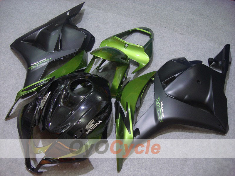 Kit de carénage à injection pour CBR600RR 09-12 - Vert, Noir, Mat - Style usine #OYO87900453