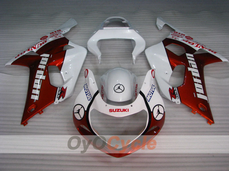 Kit de carénage à injection pour GSX R600 01-03 - Rouge, Blanc - MOTUL #OYO87905090 Image secondaire du produit