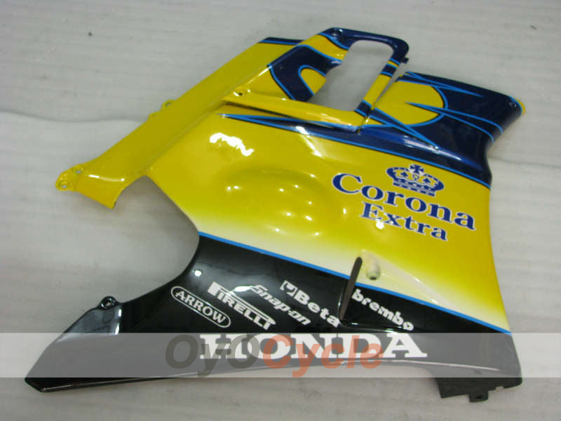 Kit de carénage pour Honda CBR600 F2 91-94 - Jaune, Bleu - Corona #OYO87903050