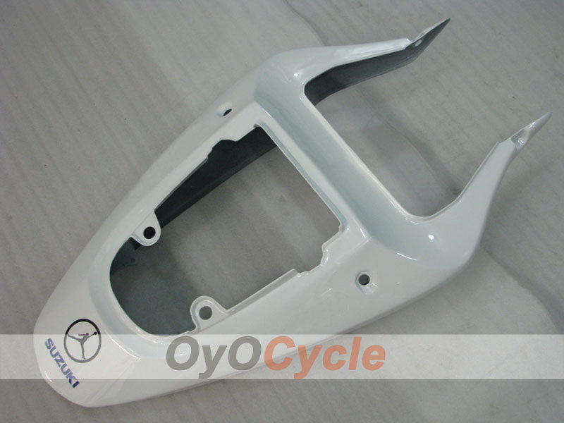 Kit de carénage injecté pour GSX R750 00-03 - Bleu, blanc - Jordan #OYO87905172