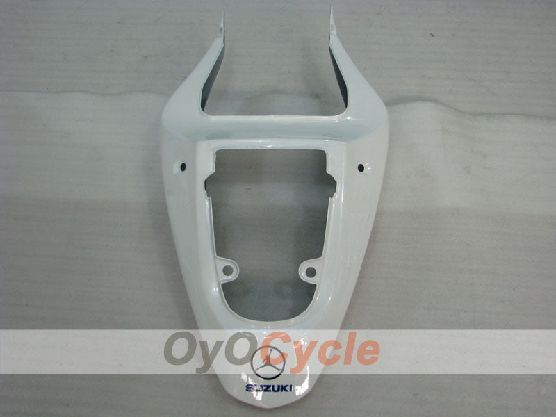 Kit de carénage à injection pour GSX R1000 00-02 - Bleu, Blanc - DUNLOP #OYO87905218