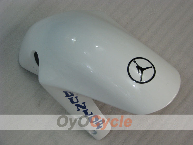 Kit de carénage à injection pour GSX R1000 00-02 - Bleu, Blanc - DUNLOP #OYO87905218
