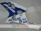Kit de carénage injecté pour GSX R750 00-03 - Bleu, blanc - Jordan #OYO87905172