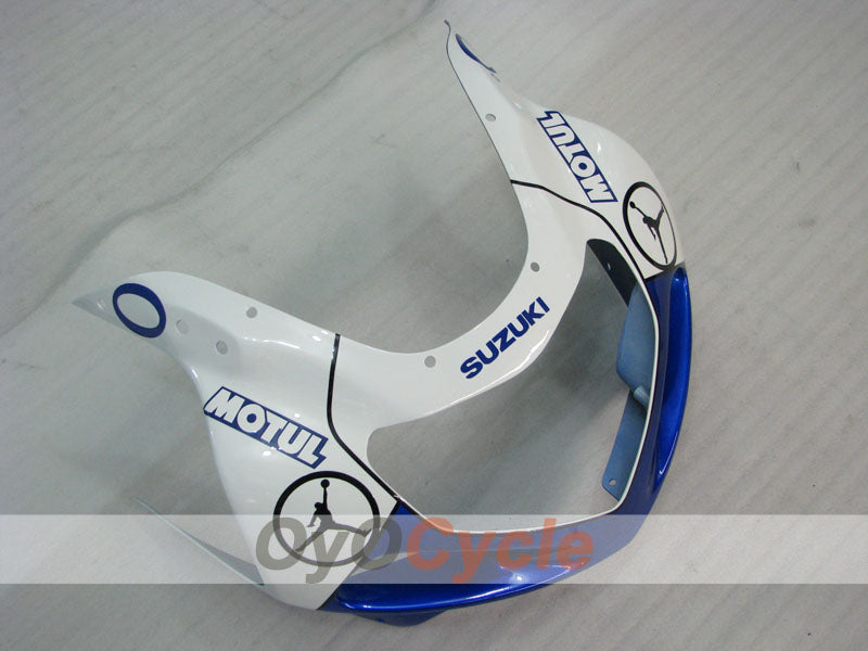 Kit de carénage injecté pour GSX R750 00-03 - Bleu, blanc - Jordan #OYO87905172