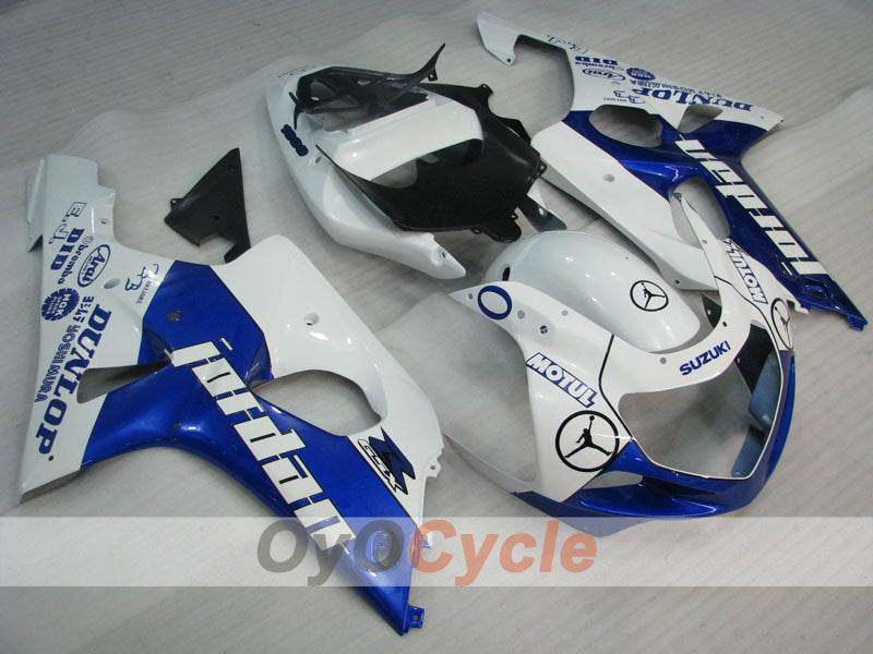 Kit de carénage injecté pour GSX R750 00-03 - Bleu, blanc - Jordan #OYO87905172 Image principale du produit
