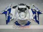 Kit de carénage à injection pour GSX R600 01-03 - Bleu, Blanc - DUNLOP, Jordan #OYO87905117