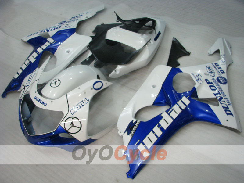 Kit de carénage injecté pour GSX R750 00-03 - Bleu, blanc - Jordan #OYO87905172 Image secondaire du produit