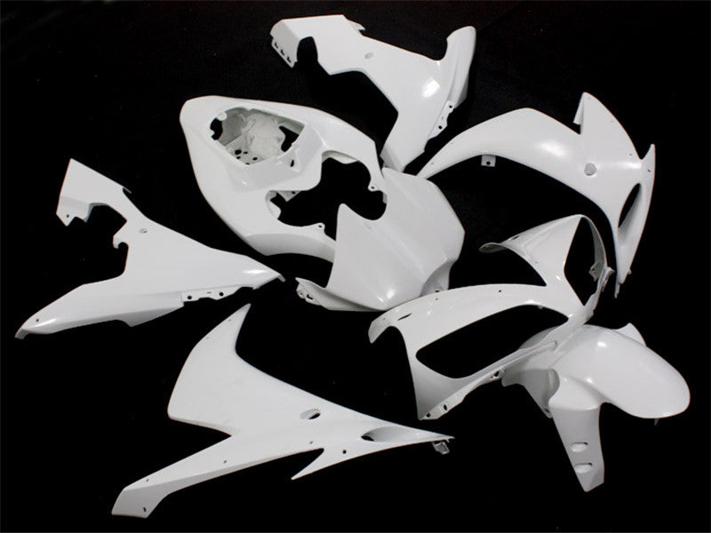 Kit de carénages injectés non peints pour YZF-R1 04-06 - Blanc - Style d’origine #OYO87902498
