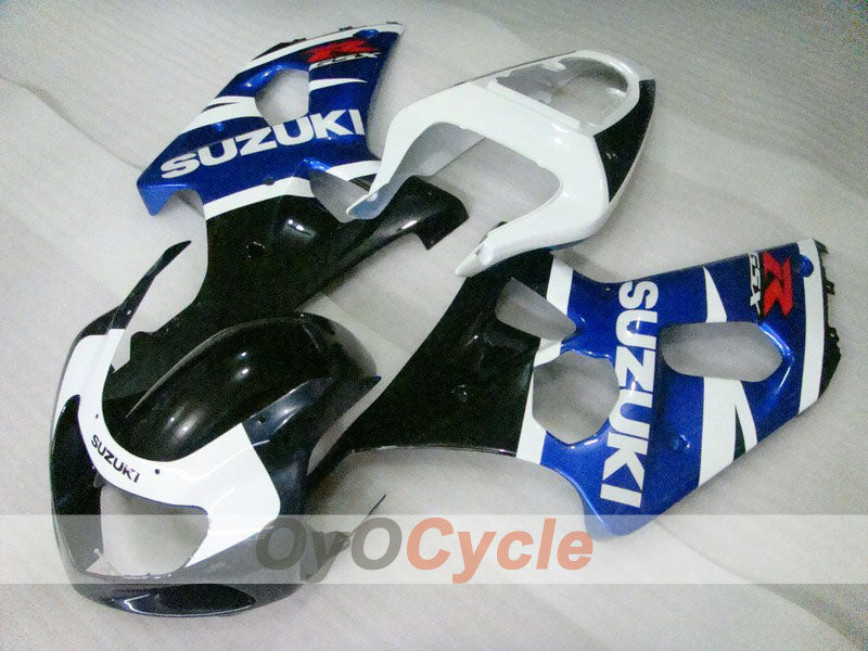 Kit de carénage à injection pour GSX R600 01-03 - Bleu, Noir - Style usine #OYO87901116