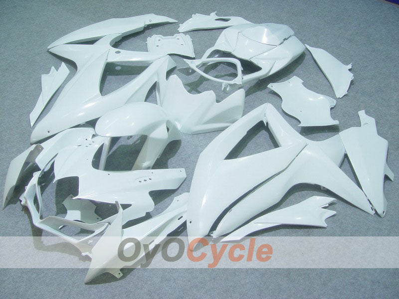 Kit de carénage injecté pour GSX R750 08-10 - Blanc - Style d’origine #OYO87901394