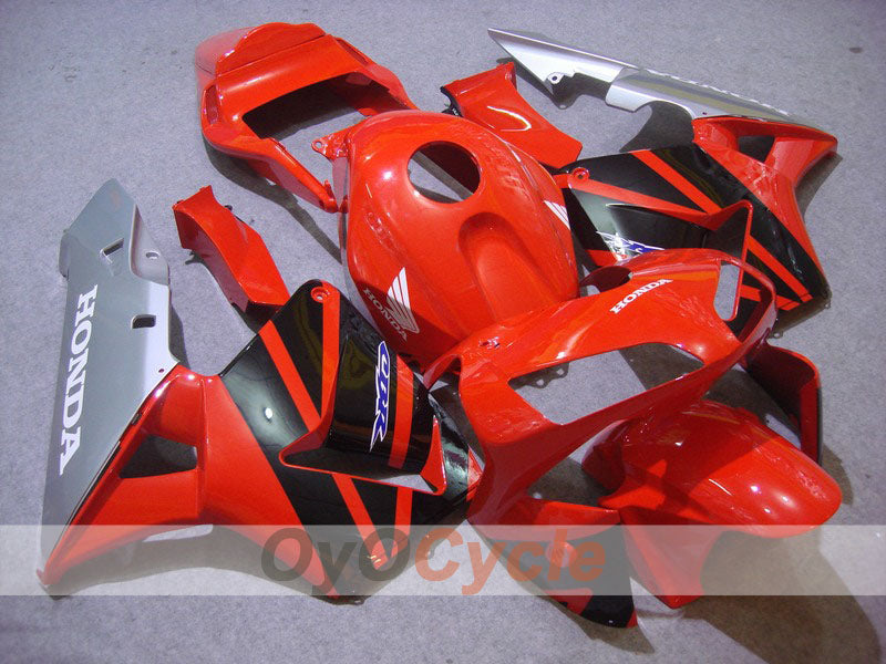 Kit de carénage à injection pour CBR600RR 03-04 - Rouge, Noir - Style usine #OYO87902575