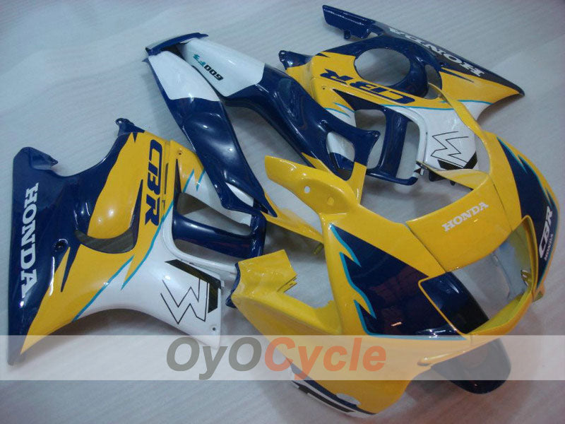 Kit de carénages à injection pour CBR600F3 95-96 - Jaune, bleu - Style d'origine #OYO87902770