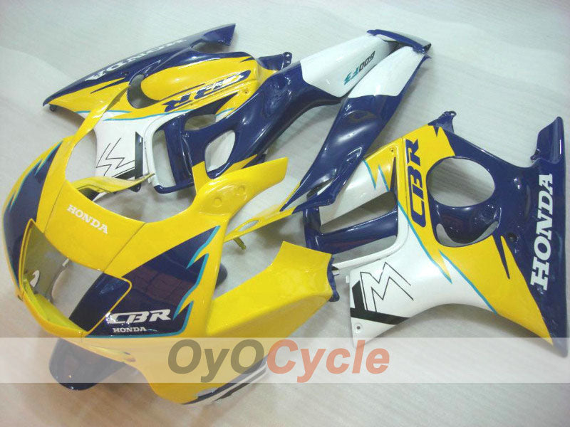 Kit de carénage à injection pour CBR600F3 97-98 - Jaune, Bleu - Style d’origine #OYO87900095